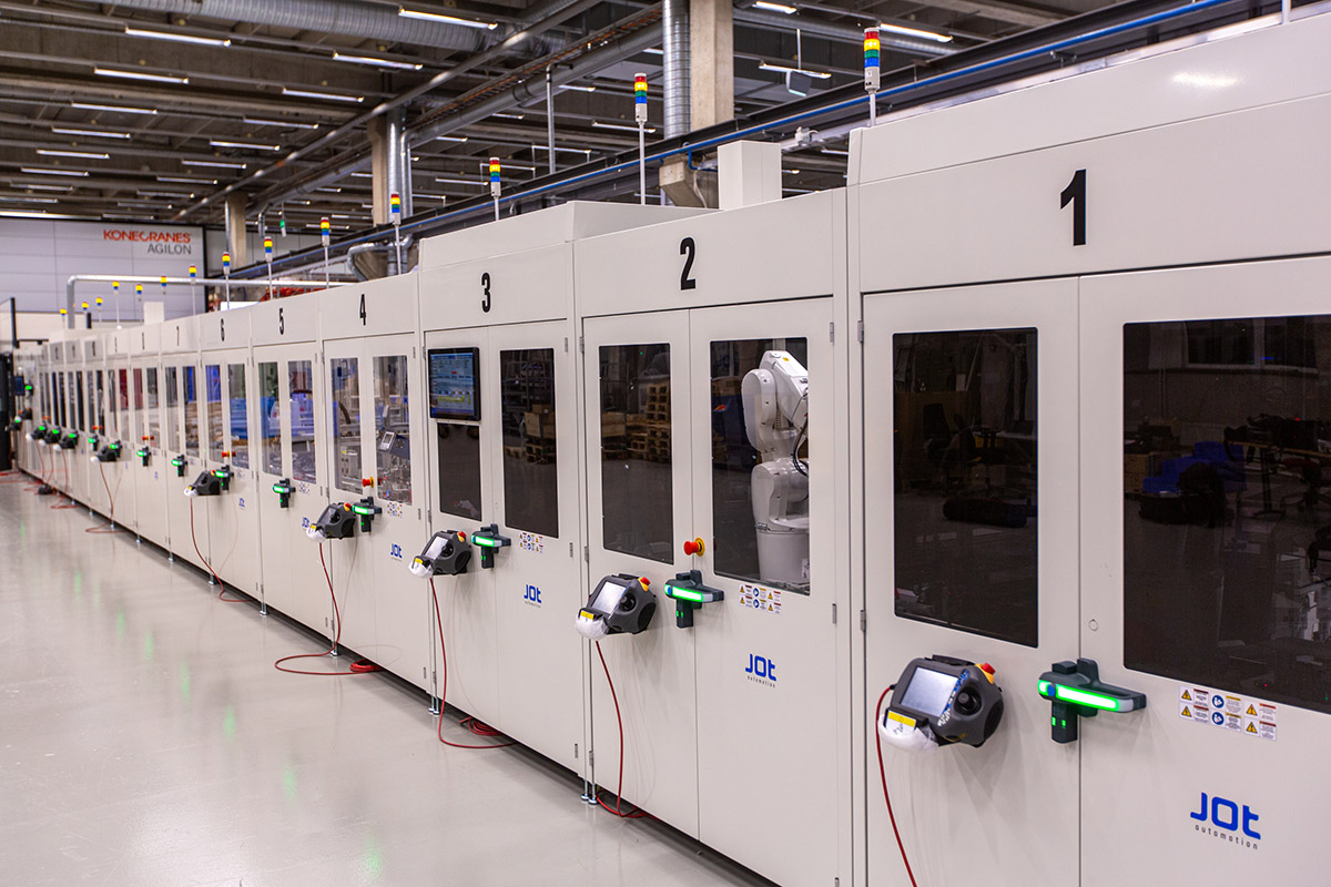 JOT Automation delivers a new automation line to ABB